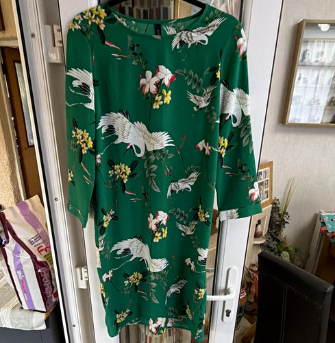 Green floral crane print - y.a.s,