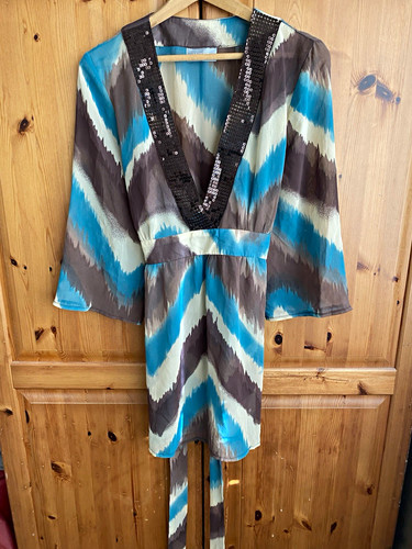 Wallis blue brown cream - blue,