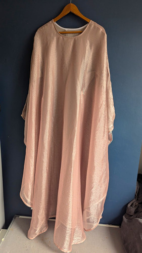 Women pink kaftan - pink, long