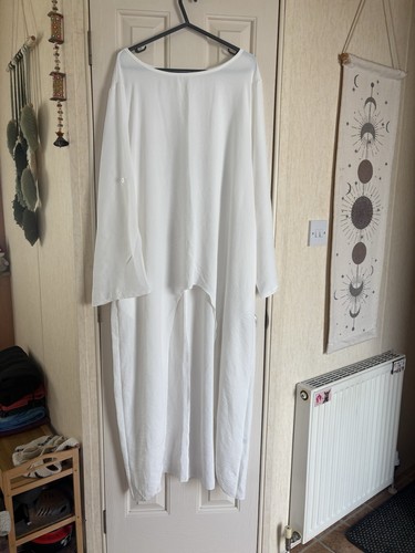 Ivory oversized maxi - , tunic