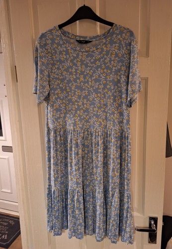 Ladies ditsy dress smock style - smock,