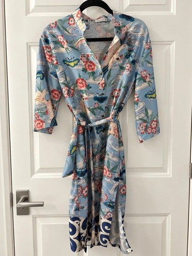 Zara oriental print satin - zara,