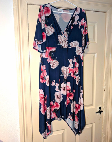 Yours london navy - pink, white
