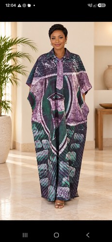 Elegant maxi boubou dress - boubou,