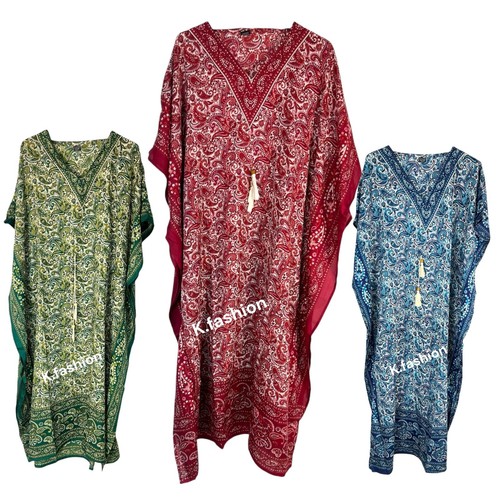 Womens paisley kaftan long - womens,