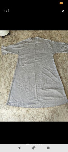 Light grey kaftan - grey, kaftan/abaya/long