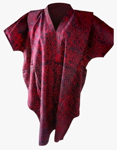 Wine adire kaftan top free - kaftan,