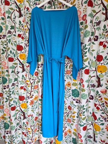 Teal blue plain - blue, dress