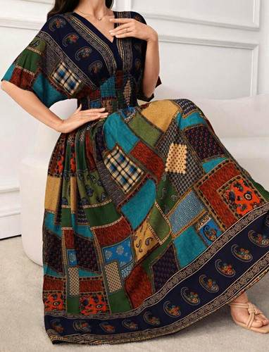 Women multicolour patchwork - women,