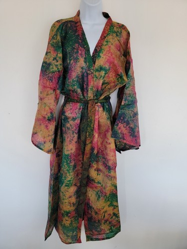 Silk kimono long vintage - silk,