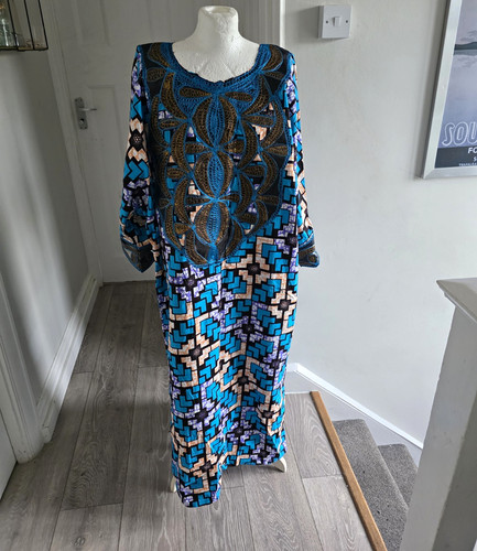 Women blue black geometric - black,