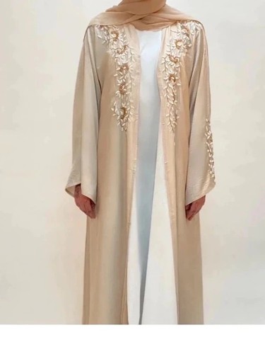 Jawhara beige embroidered