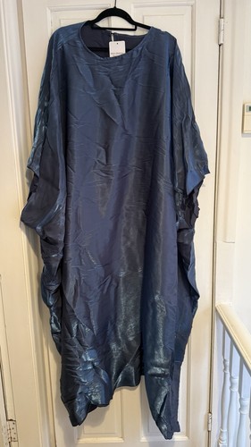 Midnight blue batwing - blue, kaftan