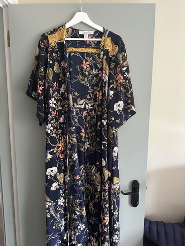 Kimono style patterned - style, navy