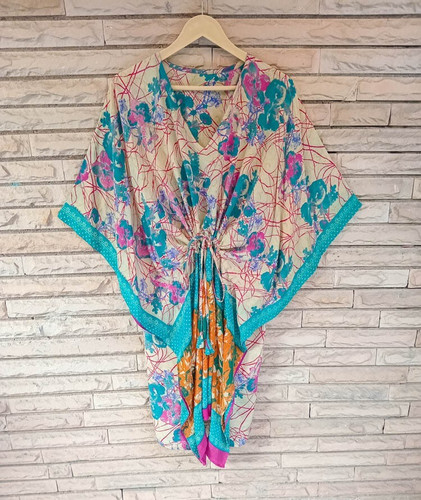 Crepe dress tunic - dress, kaftan